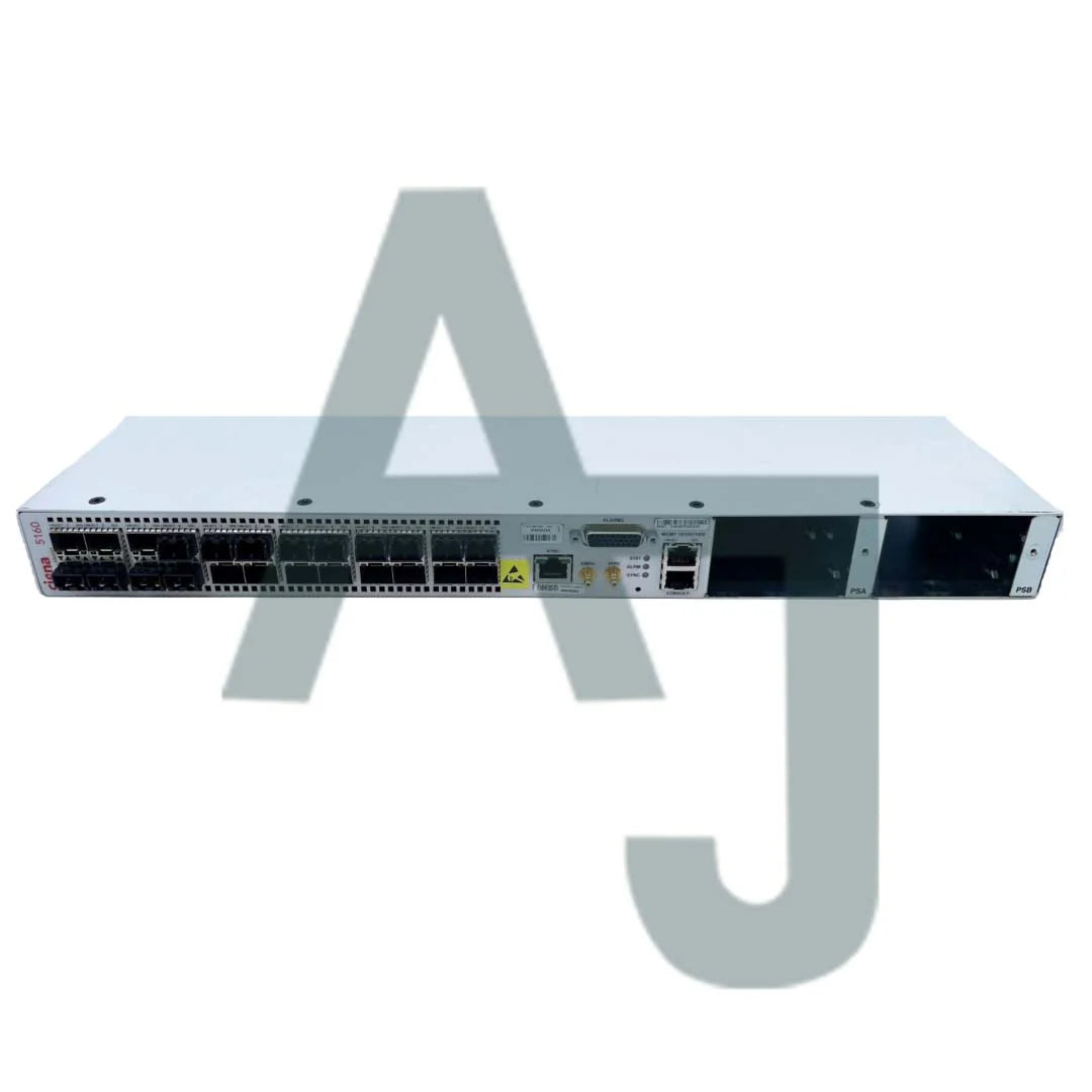 5160,(24)1G/10G SFP+,EXT. TEMP,(2)SLOTS AC OR DC PLUG POWER SUPPLY