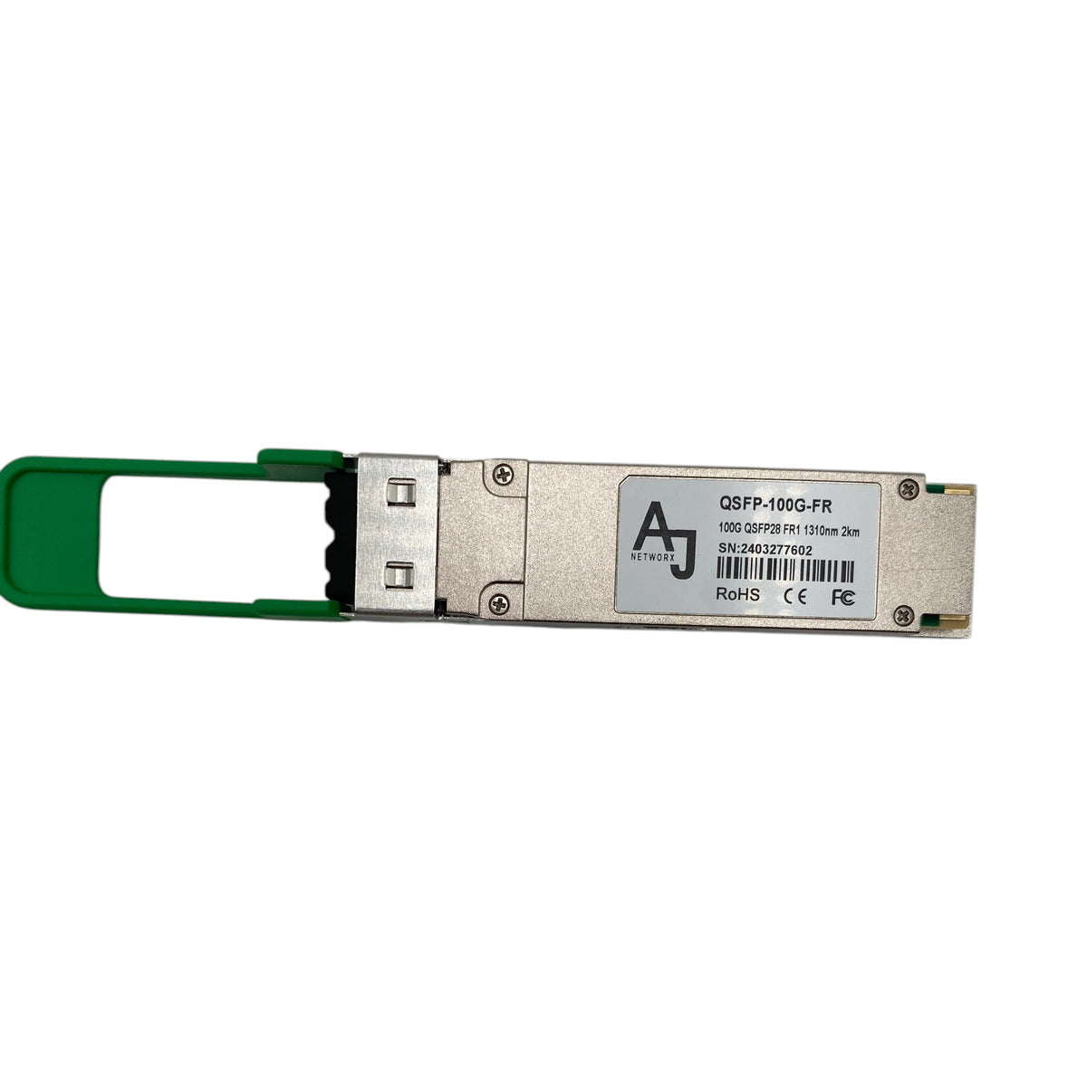 Compatible TAA 100GBase- FR QSFP28 Transceiver (SMF, 1310nm, 2km, LC)