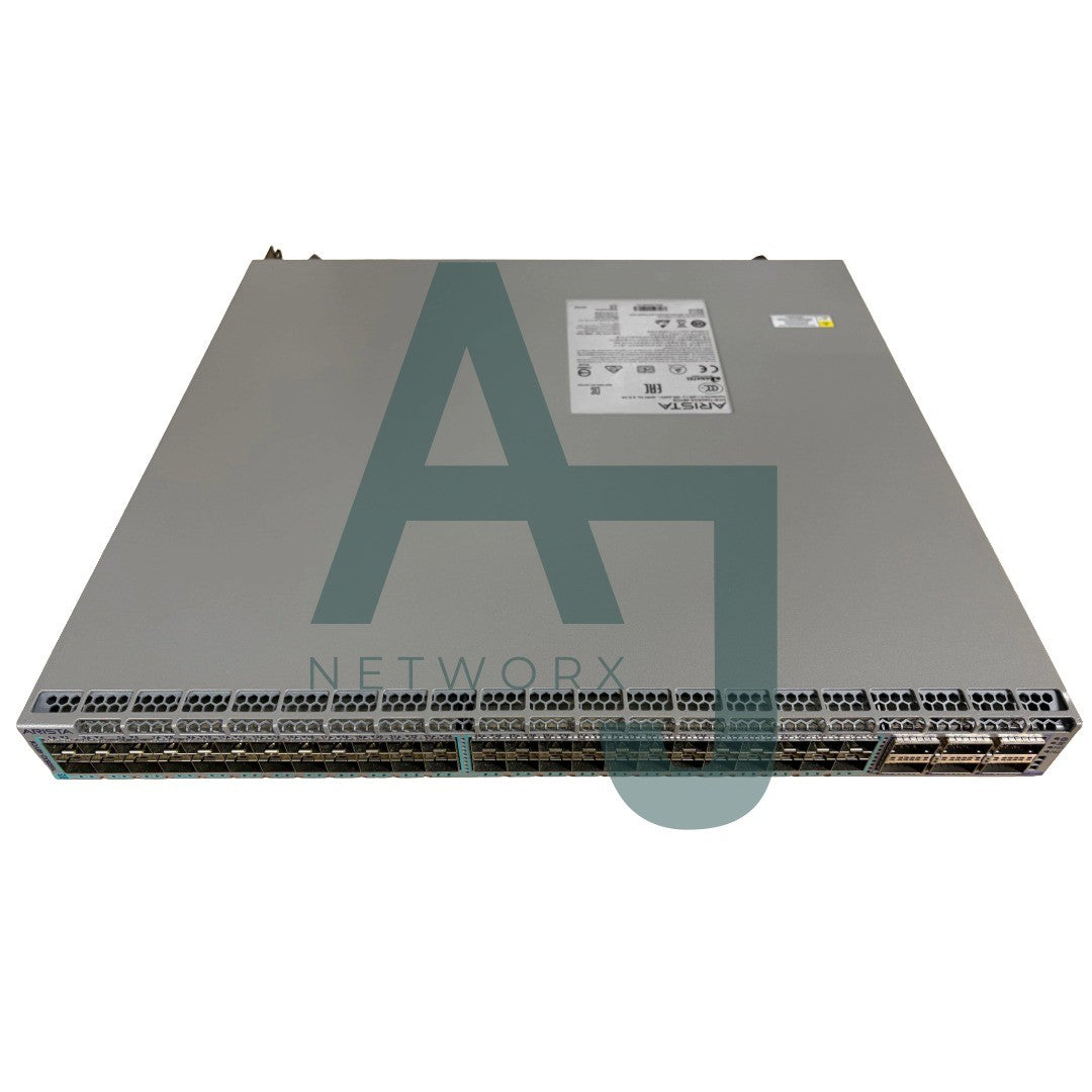 Arista 7060X2, 48x25GbE SFP & 6x100GbE QSFP switch, rear-to-front air, 2xAC, 2xC13-C14 cords