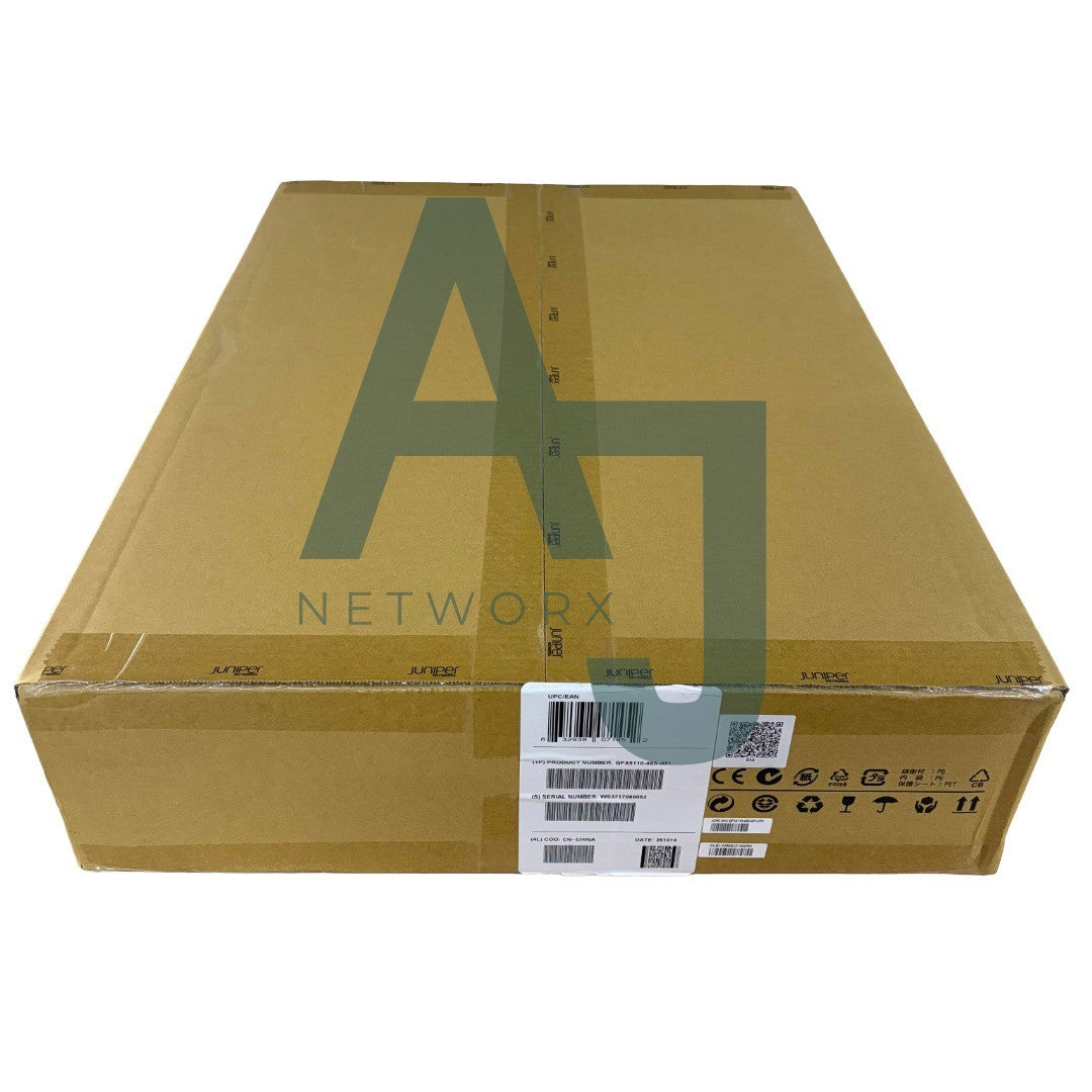 QFX5110-48S-AFI-NOB - QFX5110, 48 SFP+ and 4 QSFP28, back-to-front AC - NEW OPEN BOX
