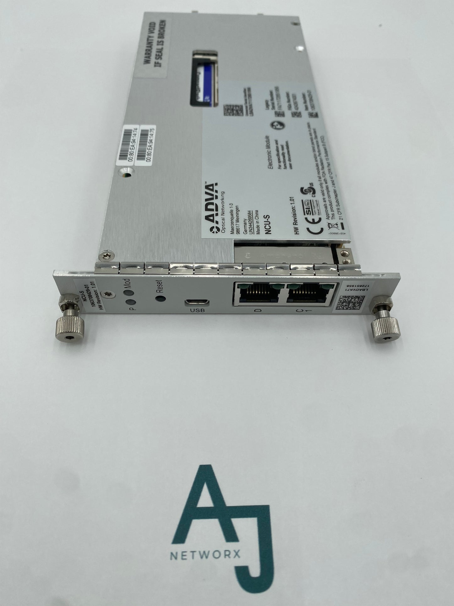 F7/NCU-S Network Element and Shelf Control Unit