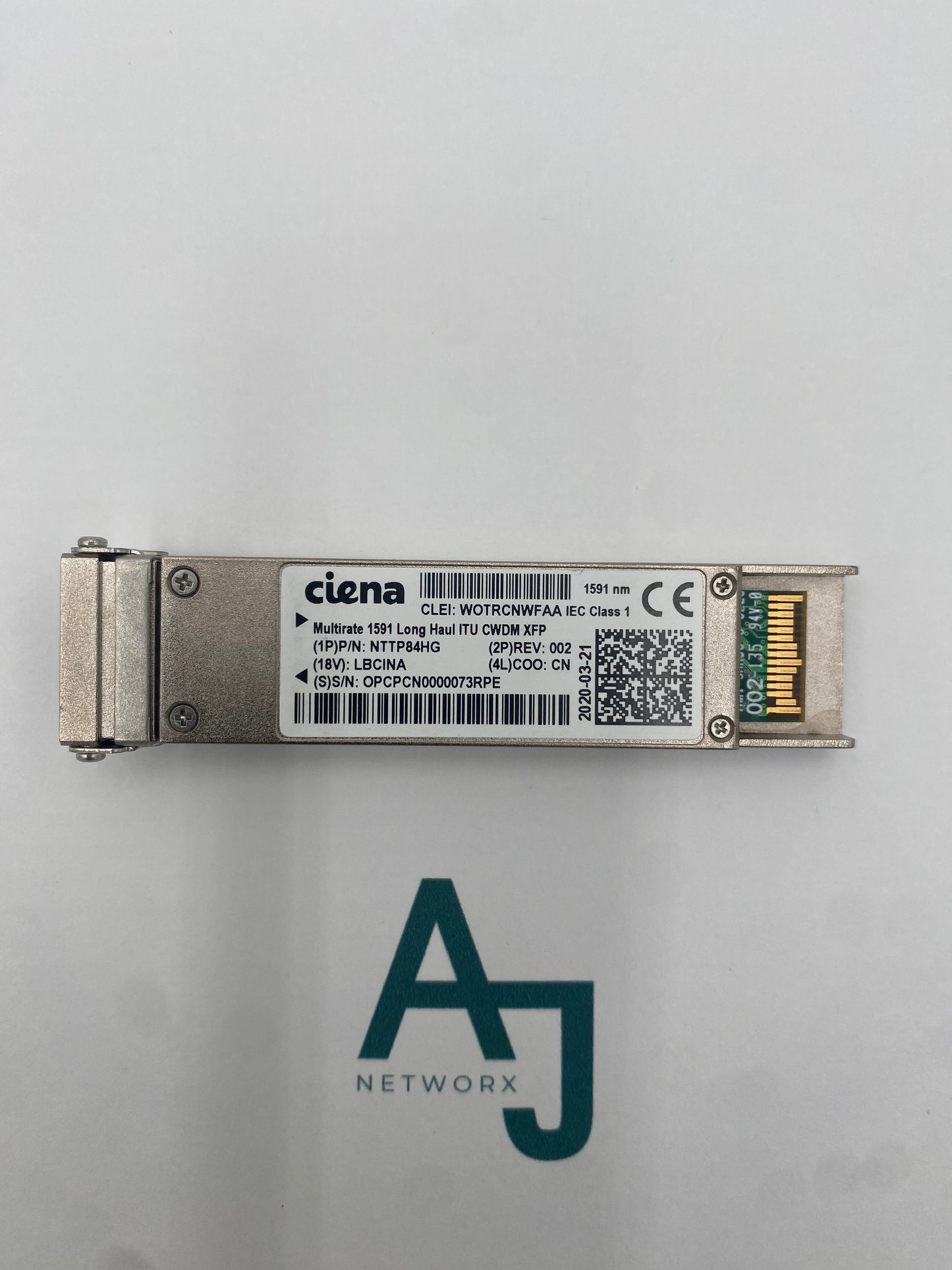 MULTIRATE 1591 LONG HAUL ITU CWDM XFP