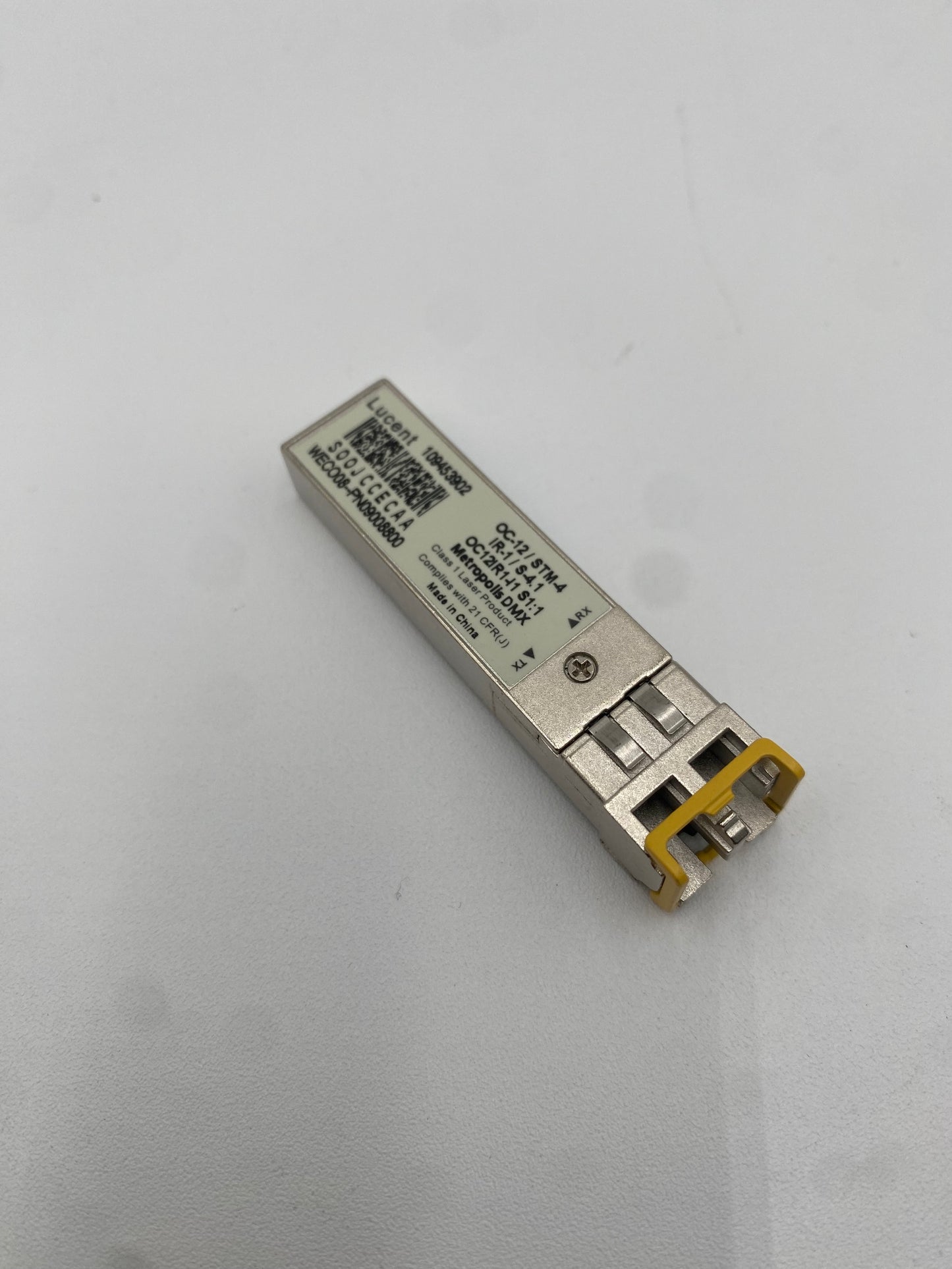 Alcatel-Lucent 622Mbps OC-12/STM-4 IR-1  S:1 Single-mode Fiber 15km 1310nm Duplex LC Connector SFP Transceiver Module