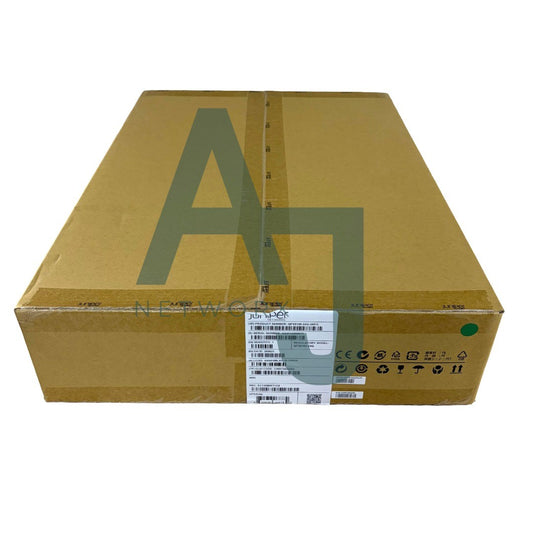QFX5100, 24 QSFP+ ports, 2 expansion slots, dual SFP/RJ-45 management ports, redundant fans, redundant AC power supplies, front-to-back airflow (sealed)