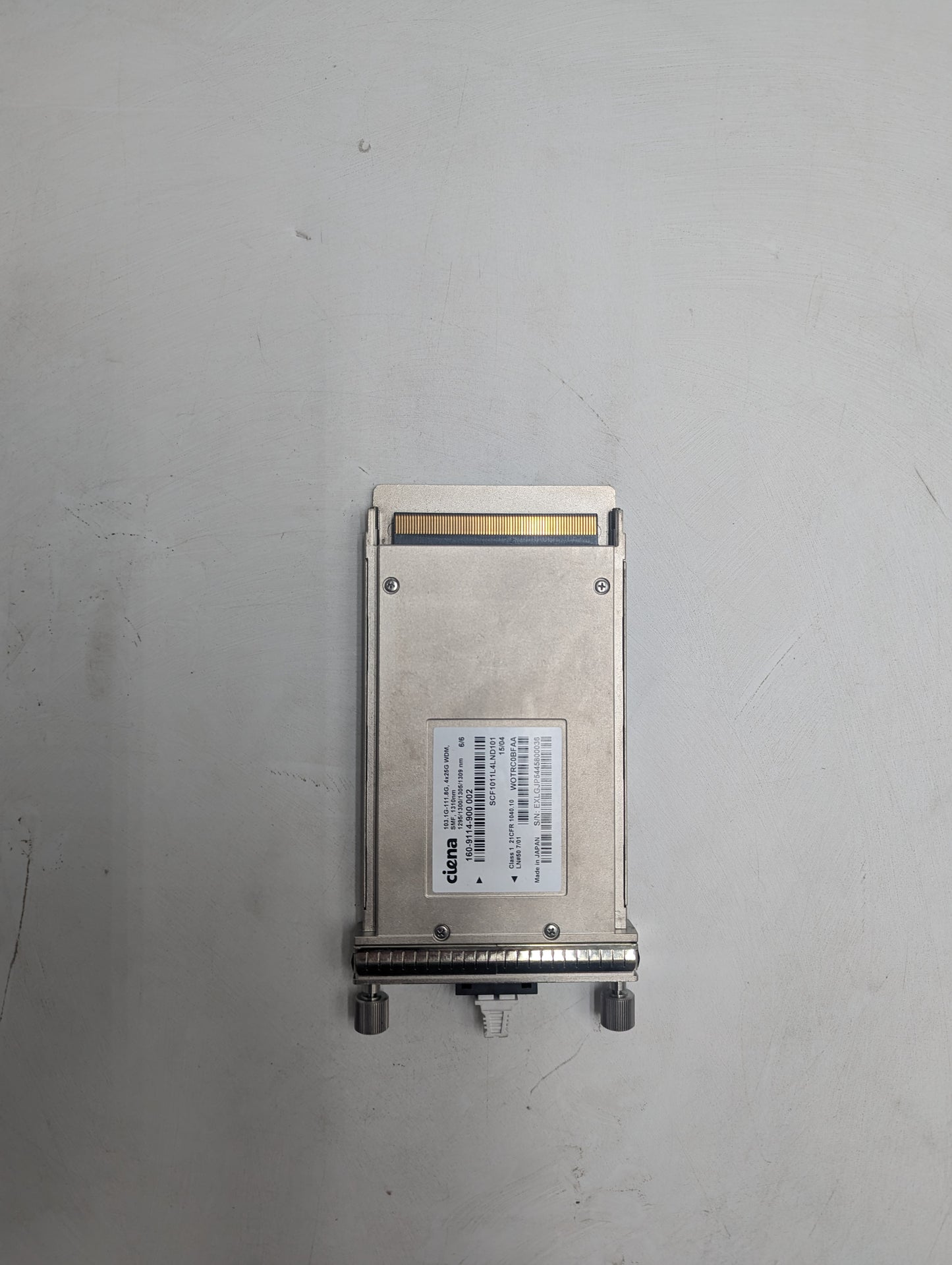 103.1G-111.8G, 4X25G WDM, SMF, 1310NM, 10 KM CFP