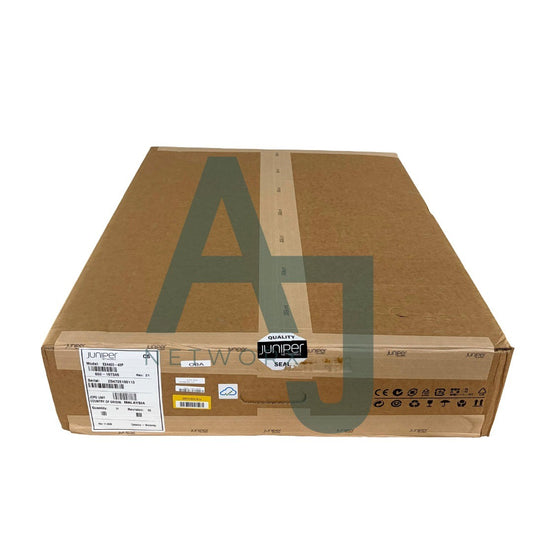 Juniper EX4400 Switch, 48x1G POE switch with 2x100G uplink/stacking ports. 90W POE. MACsec AES256. 2000W AC PSU. High POE budget. (Factory-sealed)