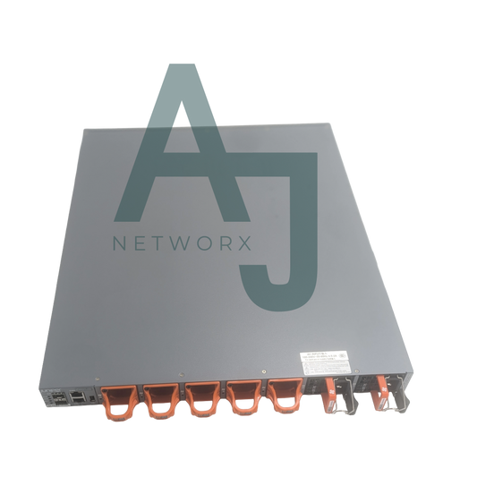 QFX5100, 48 SFP+/SFP ports, 6 QSFP+ ports, dual SFP/RJ-45 management ports, redundant fans, redundant AC power supplies, front-to-back airflow (sealed)